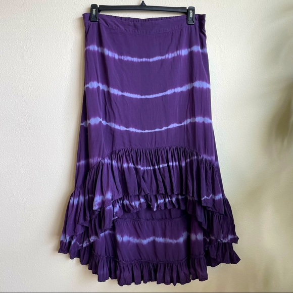 Soft Surroundings Dresses & Skirts - Soft Surroundings High-low Ruffle Skirt